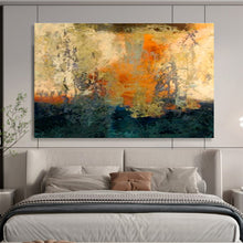 Load image into Gallery viewer, Warm - Toned Abstract Landscape Painting On Canvas DKH378