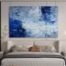 Load image into Gallery viewer, Blue & Grey Abstract - Modern Office Art LargeART1587