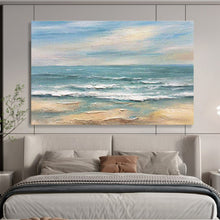Load image into Gallery viewer, Vibrant Coastal Seascape Abstract Painting DKH530