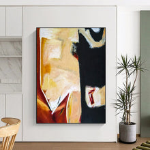 Load image into Gallery viewer, Warm - Toned Abstract Shapes - Fits Cozy Living Room & Art Studio Break Area LargeART2379