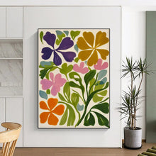 Load image into Gallery viewer, Vibrant Floral Patchwork Art for Garden - Themed Bedroom & Bright Café LargeART0877