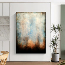 Load image into Gallery viewer, Muted Tones Abstract Art, Suited for Minimalist Bedroom & Calm Office LargeART2324
