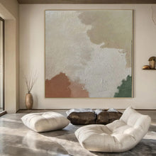 Load image into Gallery viewer, Earth - Toned Abstract Painting, Ideal for Bohemian Living Room & Warm - Vibe Café LargeART1433