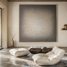 Load image into Gallery viewer, Light Brown Textured Abstract Painting, Suited for Rustic Dining Room & Cozy Study LargeART1366