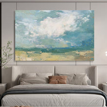 Load image into Gallery viewer, Hand - painted Impressionistic Landscape Acrylic Art for Bohemian - Style Sunroom Decor LargeART1674