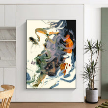 Load image into Gallery viewer, Vibrant Mixed - Color Abstract Art, Perfect for Contemporary Gallery & Lively Lounge LargeART2312