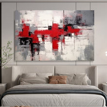 Load image into Gallery viewer, Hand - Painted Geometric Abstract Acrylic Art for Modern Office Decor LargeART1637