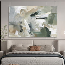Load image into Gallery viewer, Earthy - Toned Abstract Painting for Bohemian Living Room & Art - Lovers’ Den DKH240