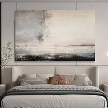 Load image into Gallery viewer, Gray, White & Subtle Color Abstract Art - Great for Modern Entryway & Serene Meditation Room DKH046