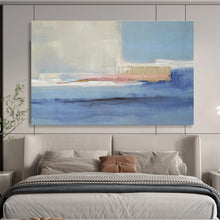 Load image into Gallery viewer, Understated Abstract Coastal Painting On Canvas DKH407