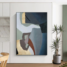 Load image into Gallery viewer, Oversized Geometric Abstract Acrylic Art, Suited for Entryway & Home Office Design LargeART0371