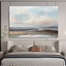 Load image into Gallery viewer, Impressionistic Seascape Painting on Canvas - “Coastal Calm” DKH755