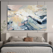 Load image into Gallery viewer, Dynamic Mountain Landscape Abstract Painting On Canvas DKH424
