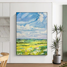 Load image into Gallery viewer, Colorful Impressionistic Landscape Painting, Ideal for Cheerful Living Room & Art - Filled Hallway LargeART2150