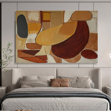Load image into Gallery viewer, Warm Tone Abstract Art for Mid - Century Modern Home & Art Gallery DKH088