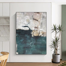 Load image into Gallery viewer, Oversized Abstract Coastal Mood Acrylic for Beach House Living Room & Relaxing Home Office LargeART0309