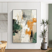 Load image into Gallery viewer, Colorful Abstract Chaos Art for Bohemian Living Room & Artistic Café LargeART0841