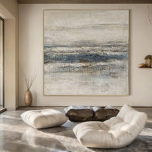 Load image into Gallery viewer, Neutral Textured Abstract Art for Rustic - style Living Room & Minimalist Art Gallery LargeART0964