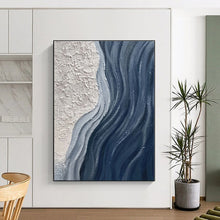 Load image into Gallery viewer, Oversized Textured River - Inspired Acrylic Art for Living Room & Spa LargeART0425