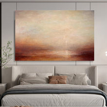 Load image into Gallery viewer, Subtle Tones Abstract Landscape Painting on Canvas - “Quiet Dusk” DKH775