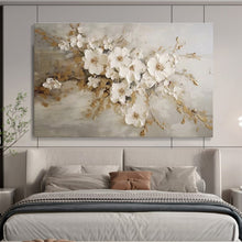 Load image into Gallery viewer, 3D - Textured Floral Abstract Painting for Luxury Bedroom & Elegant Event Space DKH250