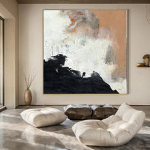 Load image into Gallery viewer, Abstract Landscape with Warm Accents Canvas Painting, Perfect for Bohemian Lounge & Art - Centric Dining Room LargeART1153