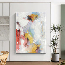 Load image into Gallery viewer, Large - Scale Colorful Abstract Splash Acrylic for Lively Living Room LargeART0294