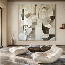Load image into Gallery viewer, Cubist Face Abstract Painting, Perfect for Art - Lover’s Study & Modern Gallery Wall LargeART1388