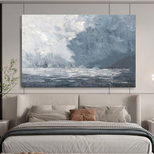 Load image into Gallery viewer, Stormy Sea Abstract - Dramatic Living Room Art LargeART1550