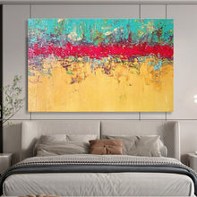 Load image into Gallery viewer, Vibrant Color - Block Abstract Painting On Canvas DKH403