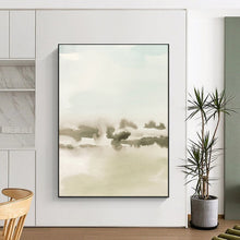 Load image into Gallery viewer, Soft - Toned Watercolor Abstract Landscape, Ideal for Tranquil Bedroom & Serene Yoga Space LargeART1963