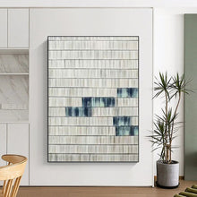 Load image into Gallery viewer, “Minimalist Striped Abstract” Abstract Painting on Canvas, Contemporary Office Decor DKH1033