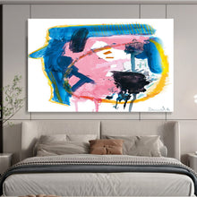 Load image into Gallery viewer, Colorful Abstract Face - Like Composition Abstract acrylic painting DLZ117