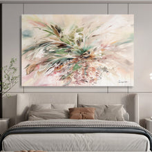 Load image into Gallery viewer, Nature's Wild Bouquet Abstract Painting on Canvas DKH535