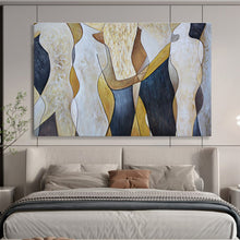 Load image into Gallery viewer, Abstract Figurative Painting on Canvas - “Shapes in Harmony” DKH731