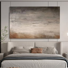 Load image into Gallery viewer, Textured Gray - Toned Abstract Painting for Industrial Loft & Minimalist Gallery DKH327