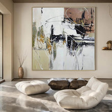 Load image into Gallery viewer, Oversized Hand - painted Abstract Line Chaos Acrylic Art for Artistic Studios LargeART0209