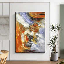 Load image into Gallery viewer, Colorful Abstract Fusion Acrylic Art - Suited for Bohemian - style Bedroom & Artistic Studio LargeART0619