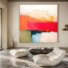Load image into Gallery viewer, Bold Color - Block Abstract Acrylic Art, Nice for Modern Lounge & Art Gallery Nook LargeART1029