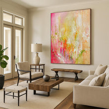 Load image into Gallery viewer, Custom Hand-Painted Abstract Mural for Dining Room & Hotel Wine Cellars