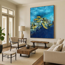 Load image into Gallery viewer, Hand-Painted Bespoke Abstract Mural for Office & Hotel Lounges