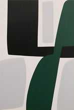Load image into Gallery viewer, Abstract Black White Green Abstract Painting Home Bedroom Wall Decor Geometric Wall Art