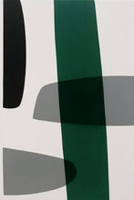 Load image into Gallery viewer, Black White Green Abstract Painting Home Bedroom Wall Decor Geometric Wall Art GE002