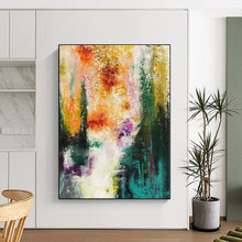 Load image into Gallery viewer, Oversized Abstract Botanical Painting - Made to Order Gouache for Botanical Garden Gift Shops