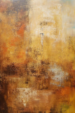 Load image into Gallery viewer, Gold Abstract Painting Textured Canvas Wall Art Painting Minimalist Art For Living Room Bedroom Office