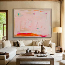 Load image into Gallery viewer, Large-Scale Custom Hand-Painted Abstract Canvas for Hallway & Hotel Lobby