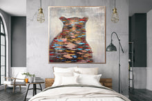 Load image into Gallery viewer, Bear Painting Abstract Animal Painting Living Room Wall Art Sp029