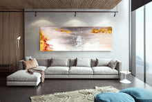 Load image into Gallery viewer, Beige Yellow White Abstract Painting Coloful Paintings Modern Art Kp123