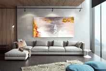 Load image into Gallery viewer, Beige Yellow White Abstract Painting Coloful Paintings Modern Art Kp123
