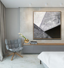 Load image into Gallery viewer, Black And White Abstract Canvas Painting Origanal Modern Art Sp080